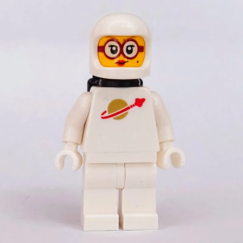Classic Space, White with Black Airtanks, Red Glasses