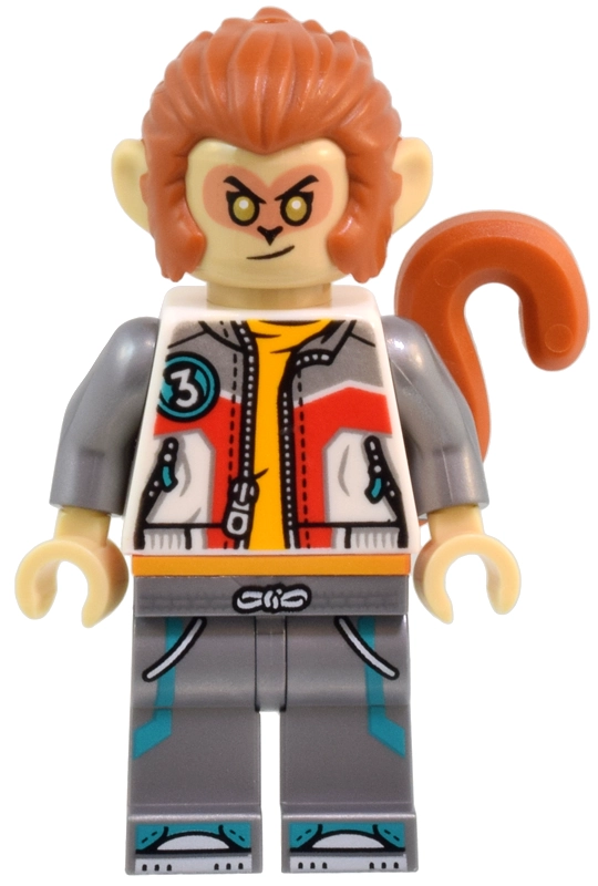 Monkey King, White and Flat Silver Suit