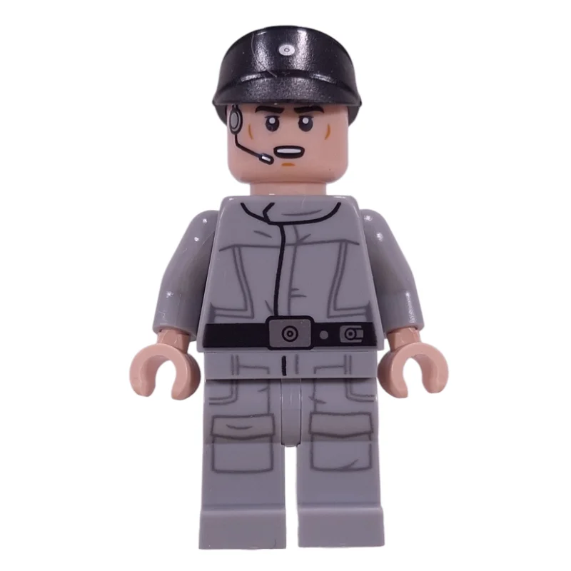Imperial Crew, Light Bluish Gray Uniform, Black Cap, Open Mouth
