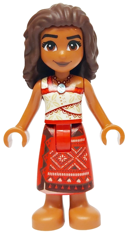 Moana, Sienna Brown, Red Skirt
