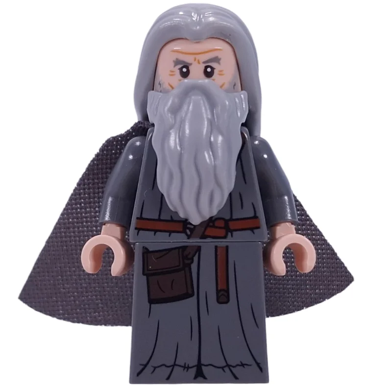 Gandalf the Grey, Light Bluish Grey Hair, Cape