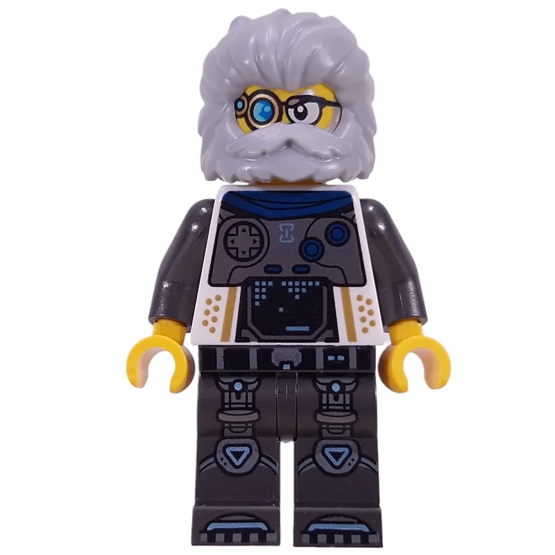 Mr. Oz, White Torso, Pearl Titanium Legs