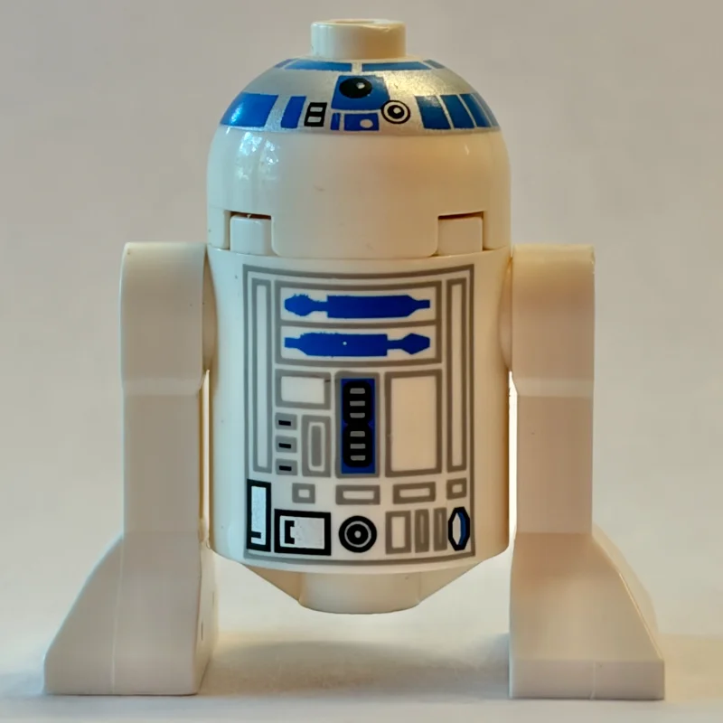 Astromech Droid, R2-D2, White 30367b Dome, 30361c Body