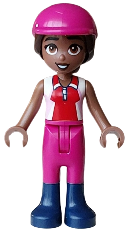 Aliya, Magenta Riding Outfit, Helmet