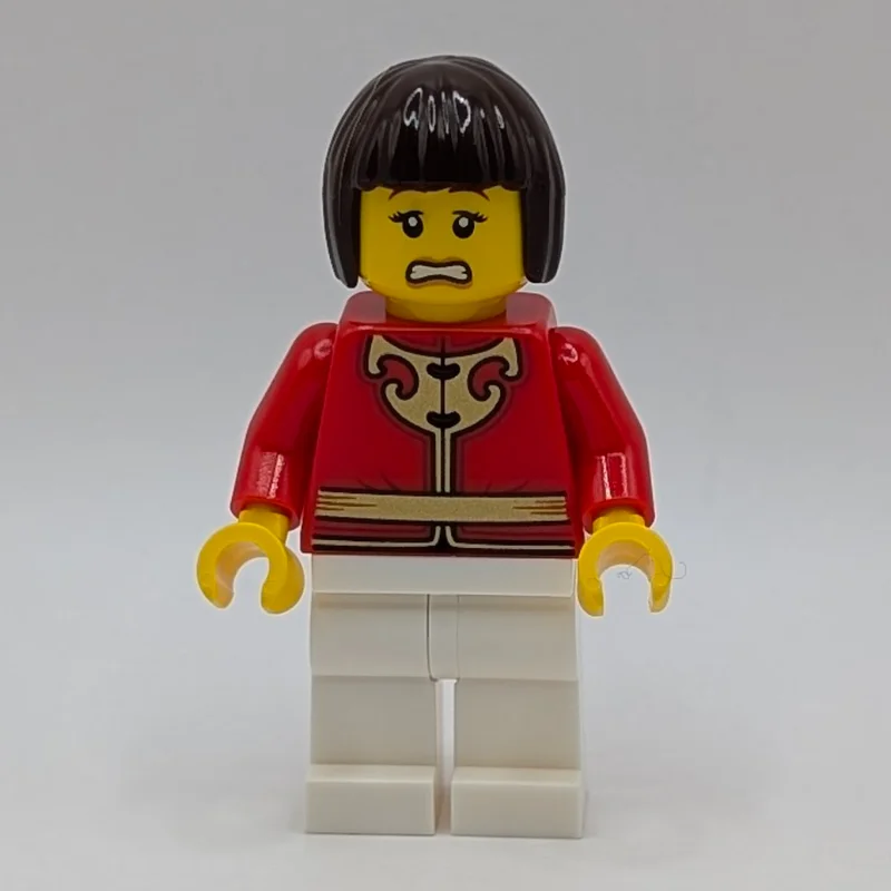 Dragon Operator, White Legs, Dark Brown Hair