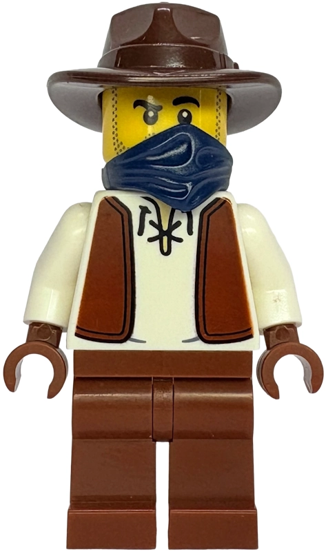 Explosives Expert, White Torso, Reddish Brown Legs, Fedora, Mask