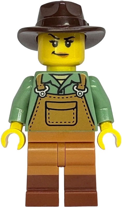 Explosives Expert, Sand Green Torso, Medium Nougat Apron, Fedora