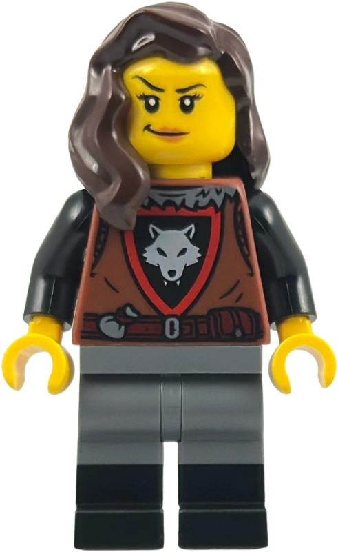 Knight, Wolfpack, Dark Brown Hair