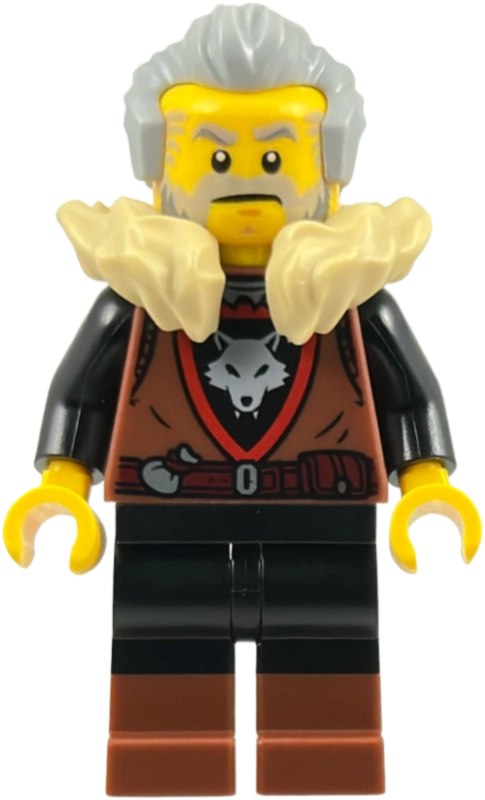 Knight, Wolfpack, Light Bluish Grey Hair, Fur Collar
