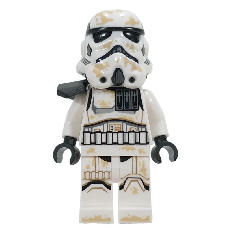Sandtrooper, Black Pauldron, Sienna Brown Head