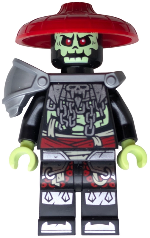 Bone Knight, Shoulder Armor, Red Hat
