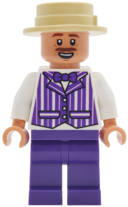 Dapper Dans Quartet Member, Dark Purple Suit