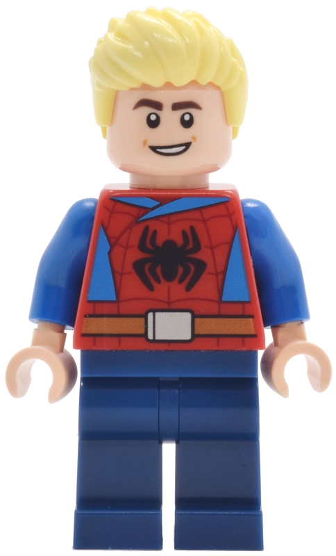 Park Guest, Red Torso, Dark Blue Legs, Bright Light Yellow Hair