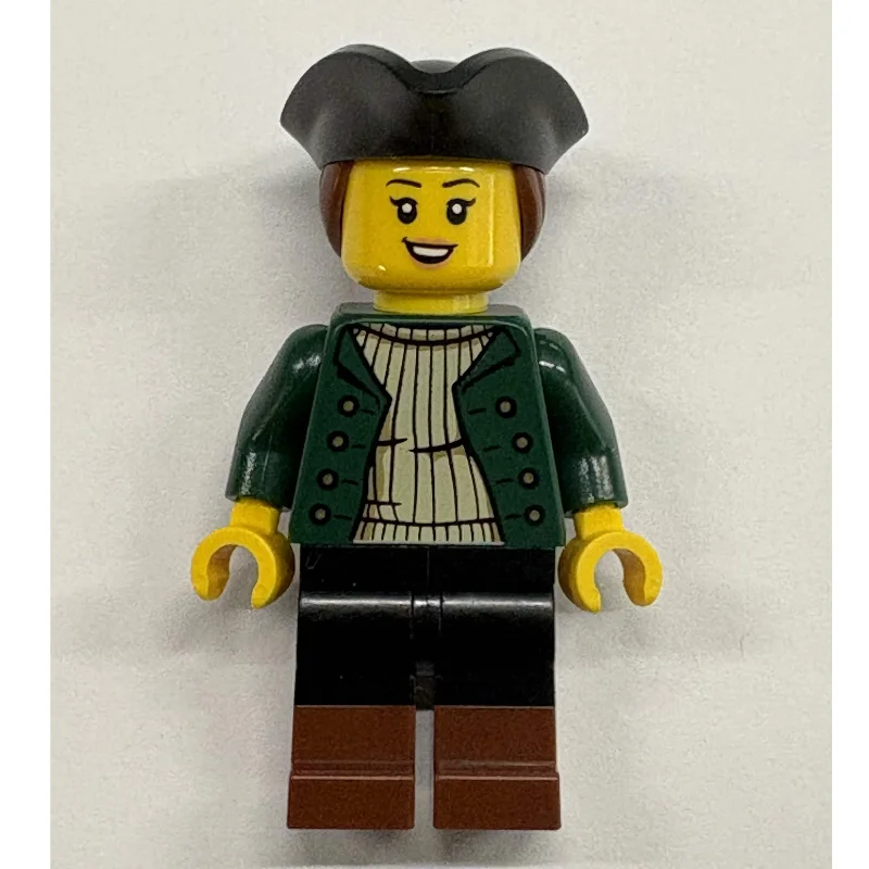 Boatswain, Dark Green Torso, Black Legs, Black Tricorn