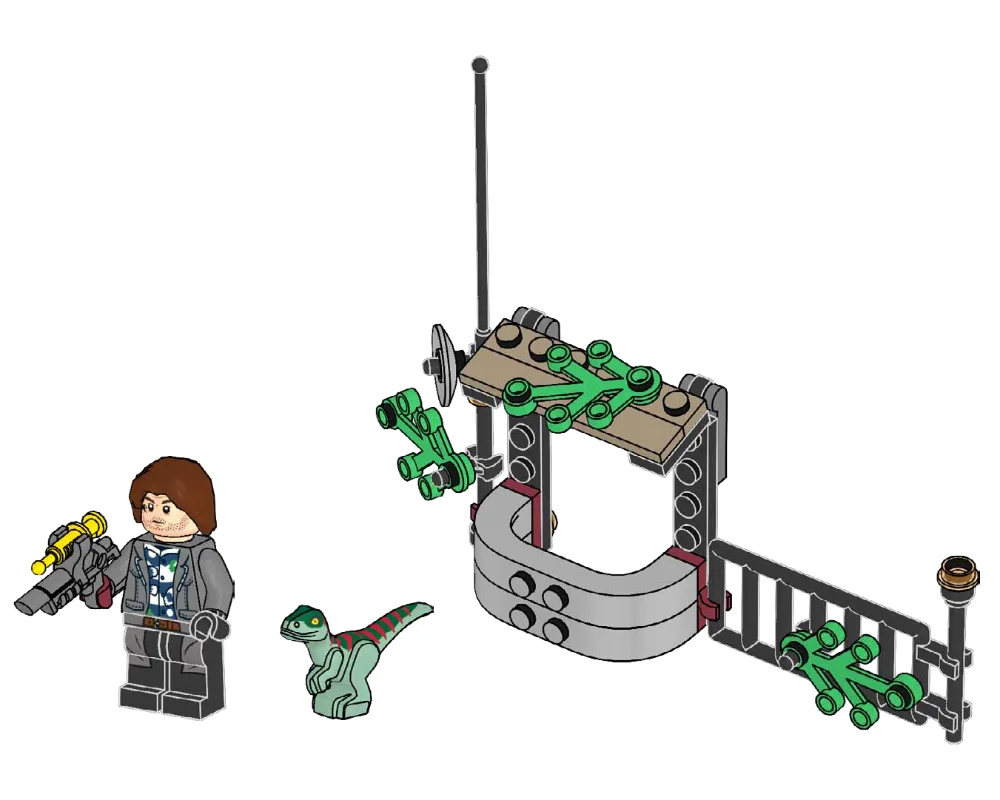 Rainn Delacourt with Raptor