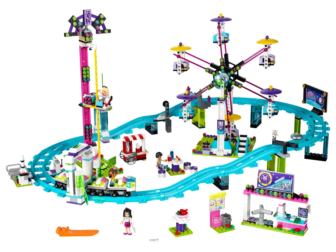 Amusement Park Roller Coaster