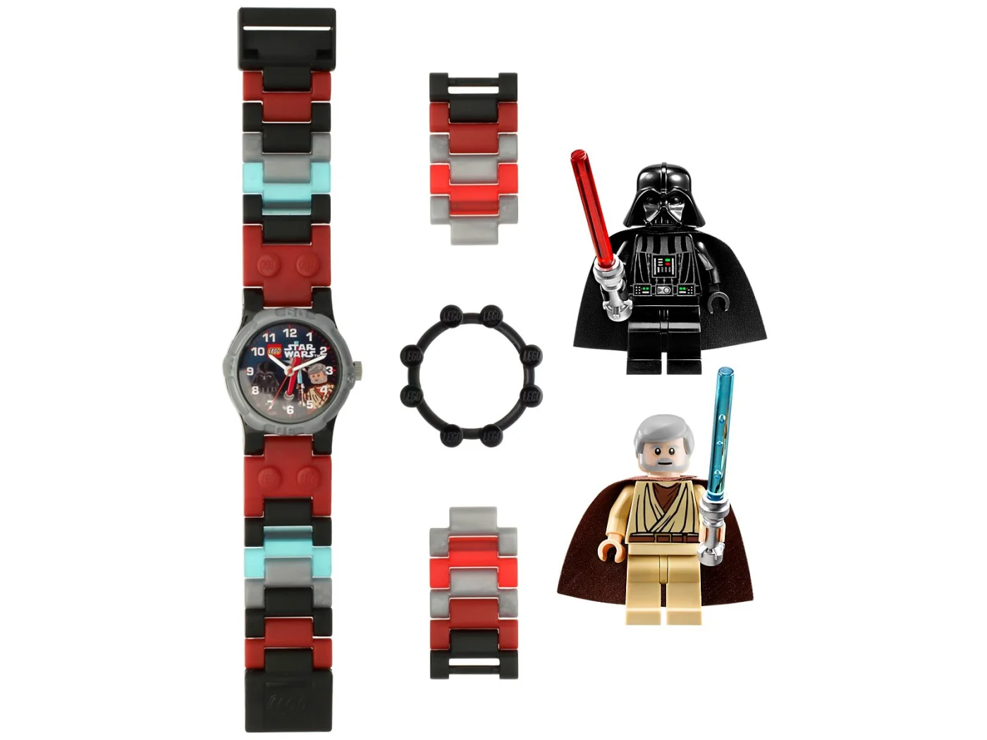 Darth Vader vs Obi-Wan Buildable Watch with Toy