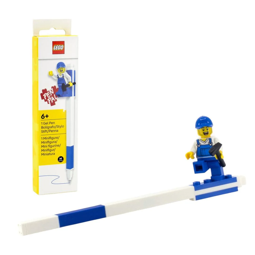 Pen Pal Gel Pen with Minifigure (Blue)