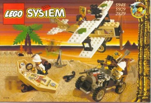 Treasure Raiders set with Mummy Storage Container