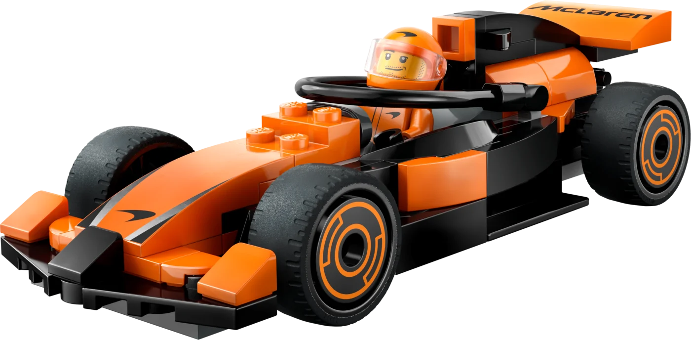 F1 Driver with McLaren Race Car
