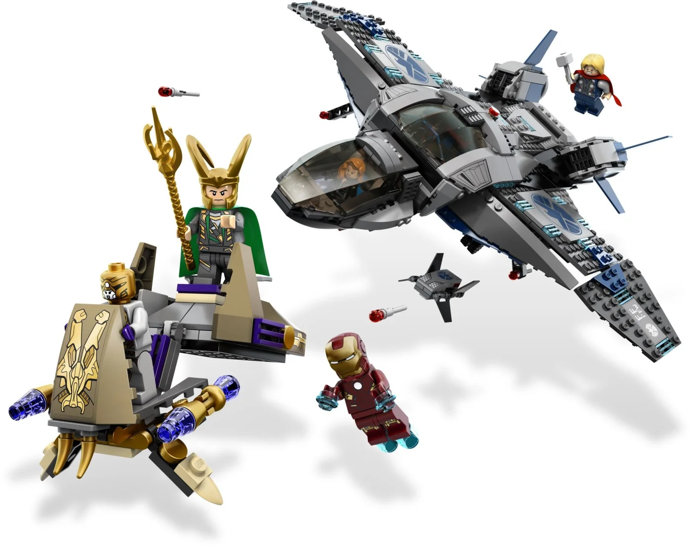Quinjet Aerial Battle