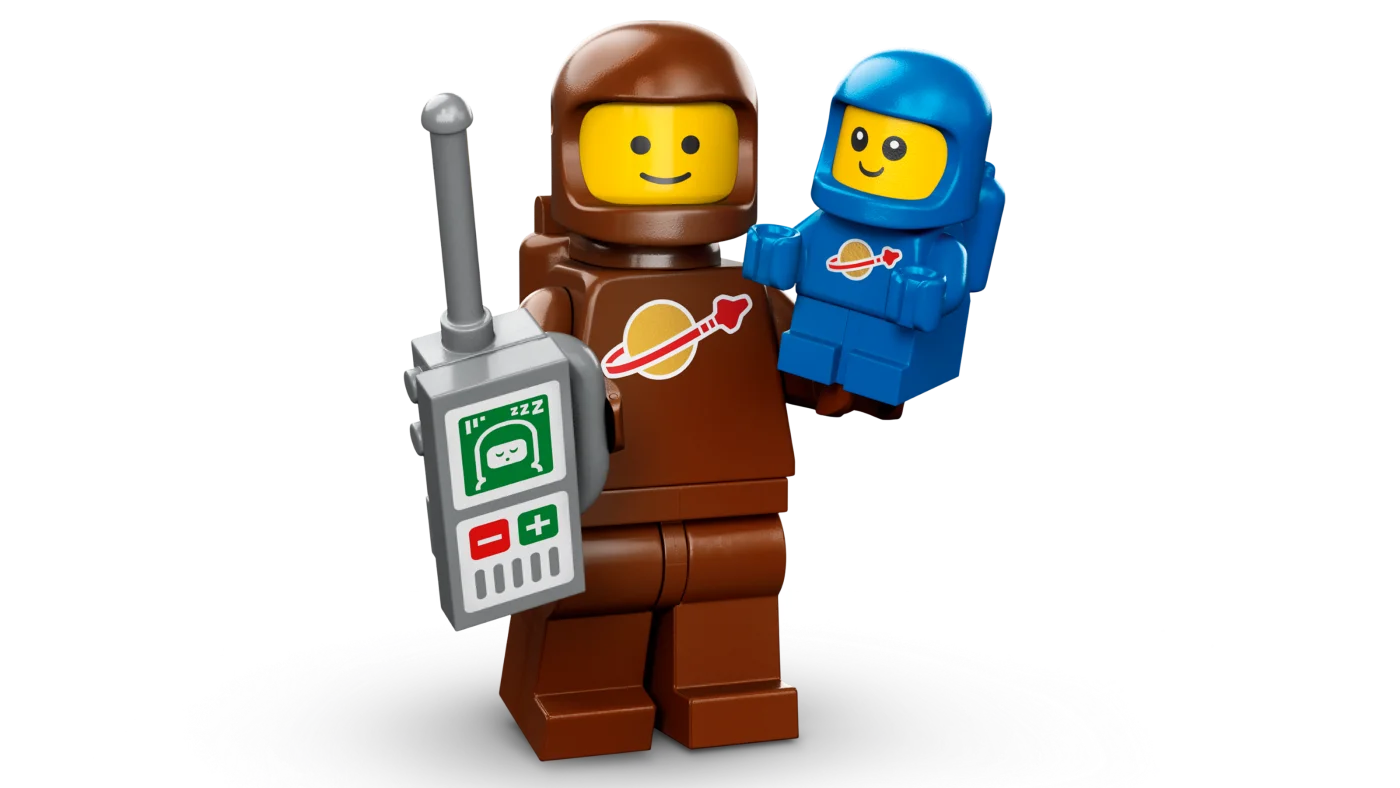 Brown Astronaut and Spacebaby