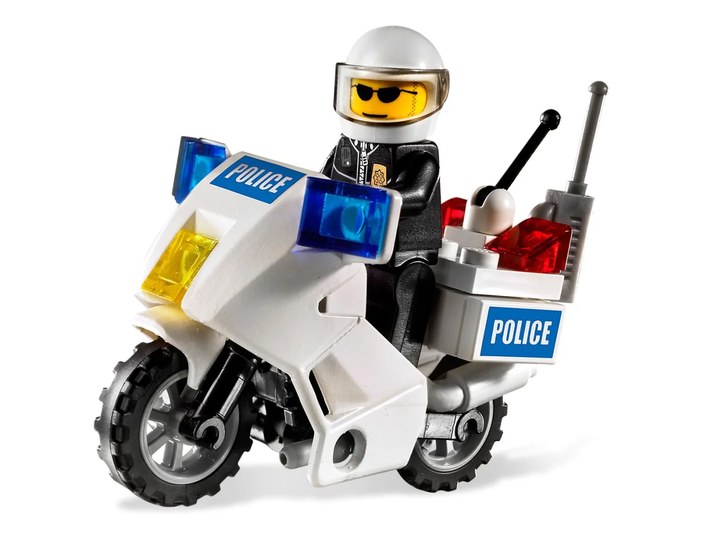 Police Motorcycle (Blue Sticker Version)