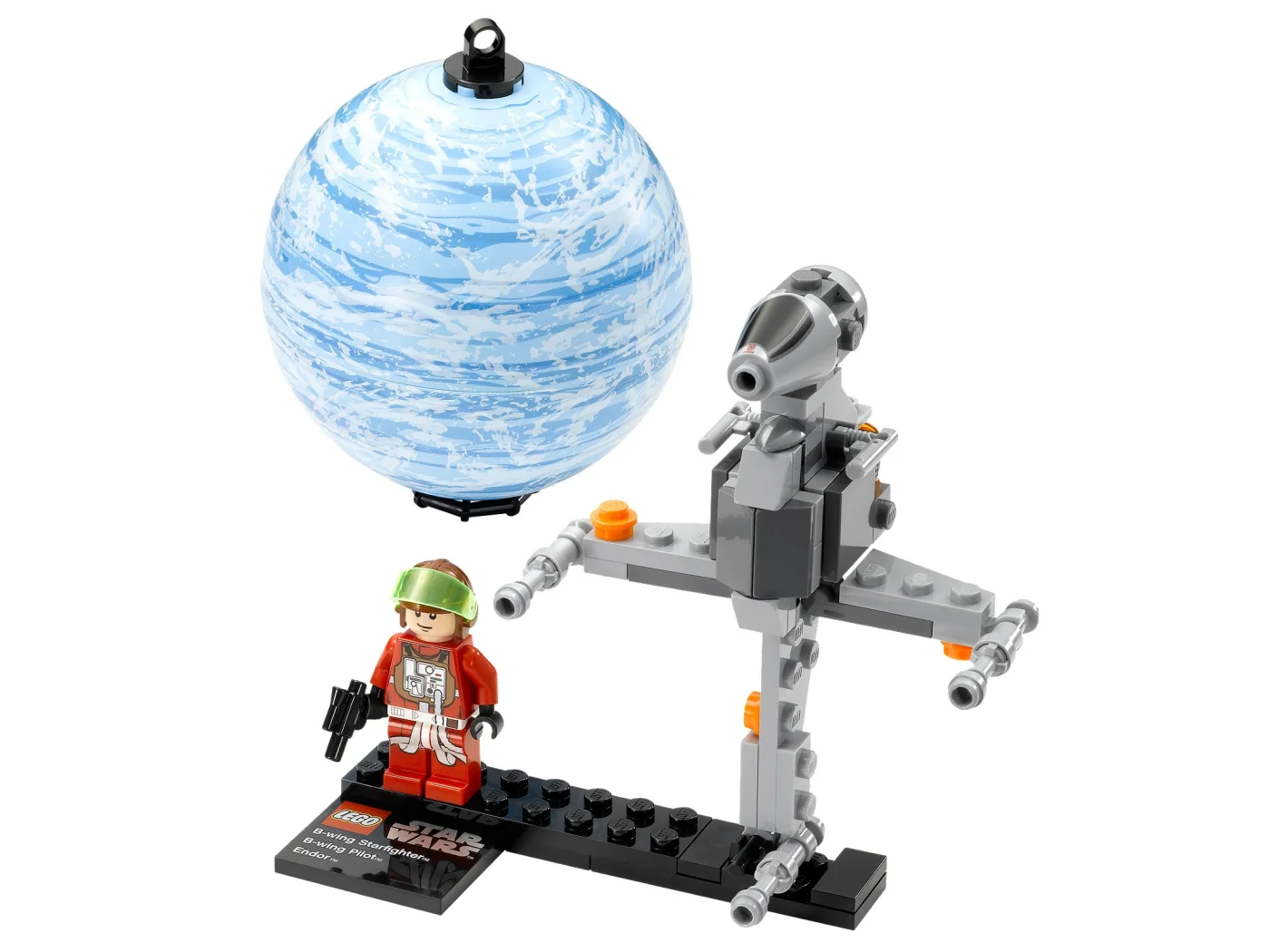 B-wing Starfighter & Planet Endor