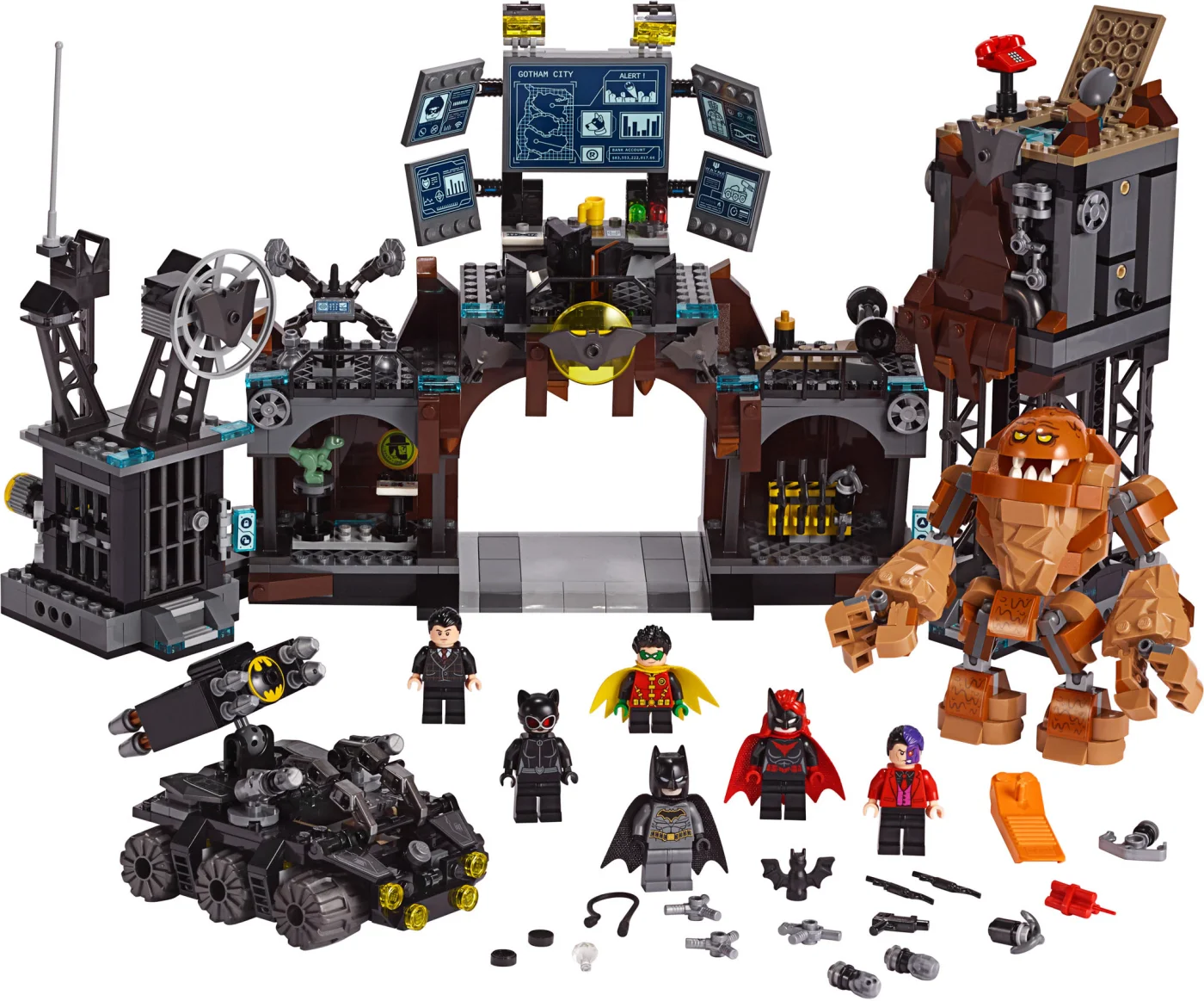 Batcave Clayface Invasion
