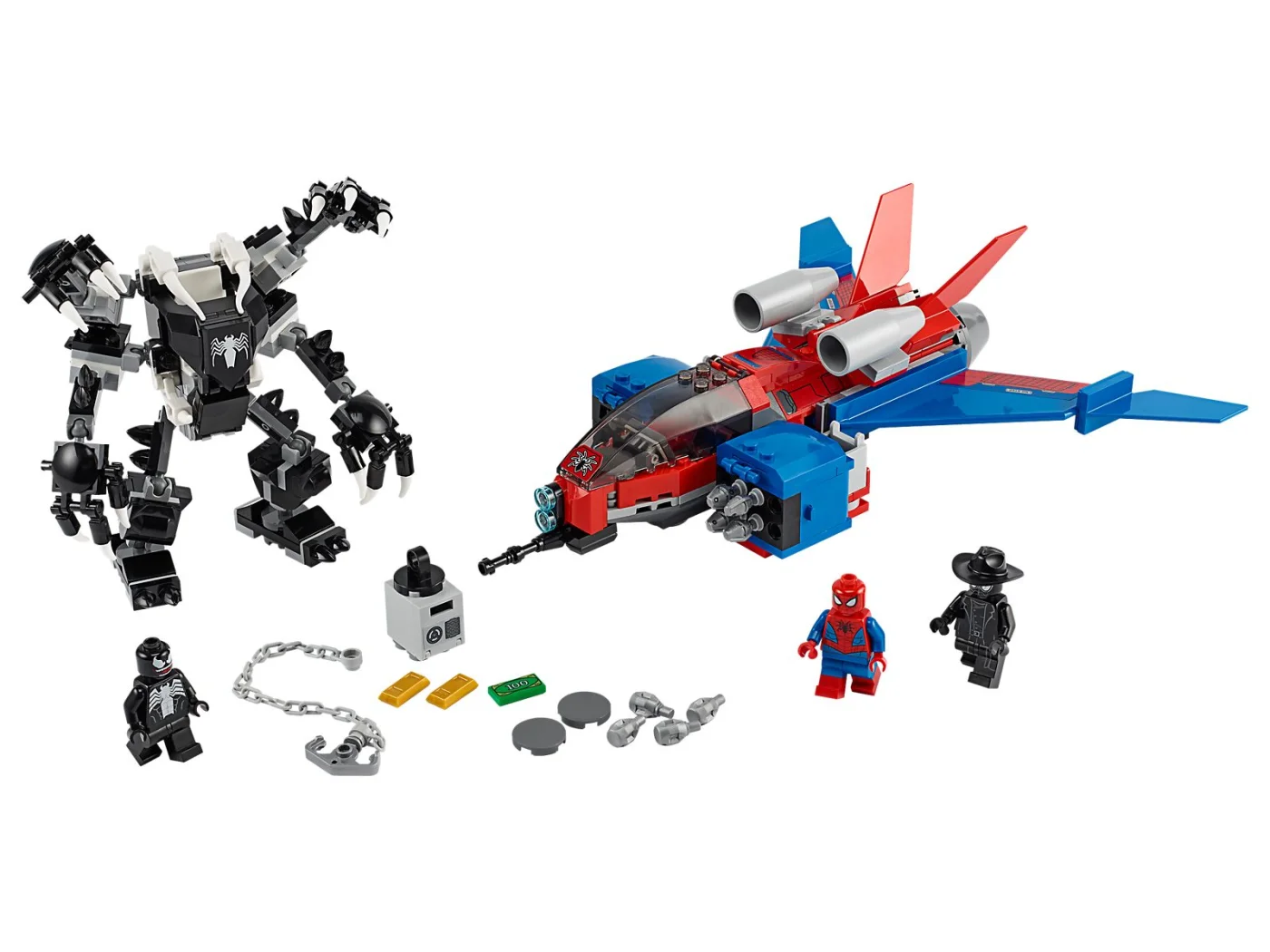 Spiderjet vs. Venom Mech