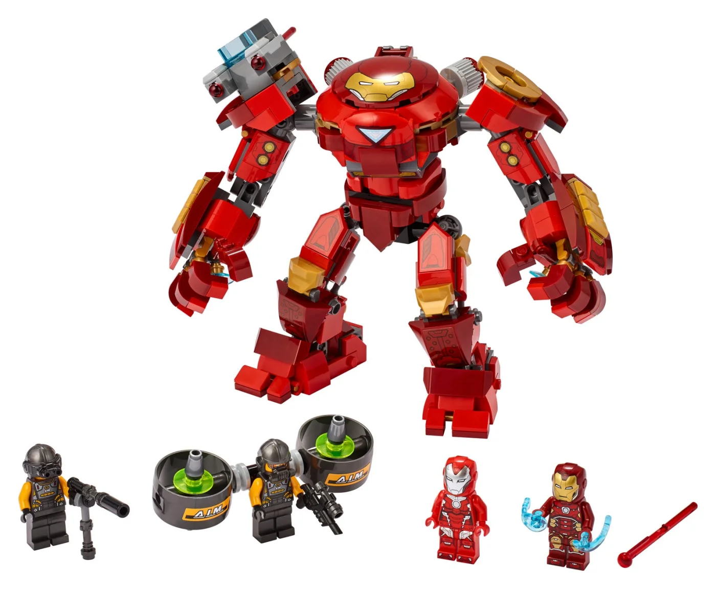 Iron Man Hulkbuster versus A.I.M. Agent