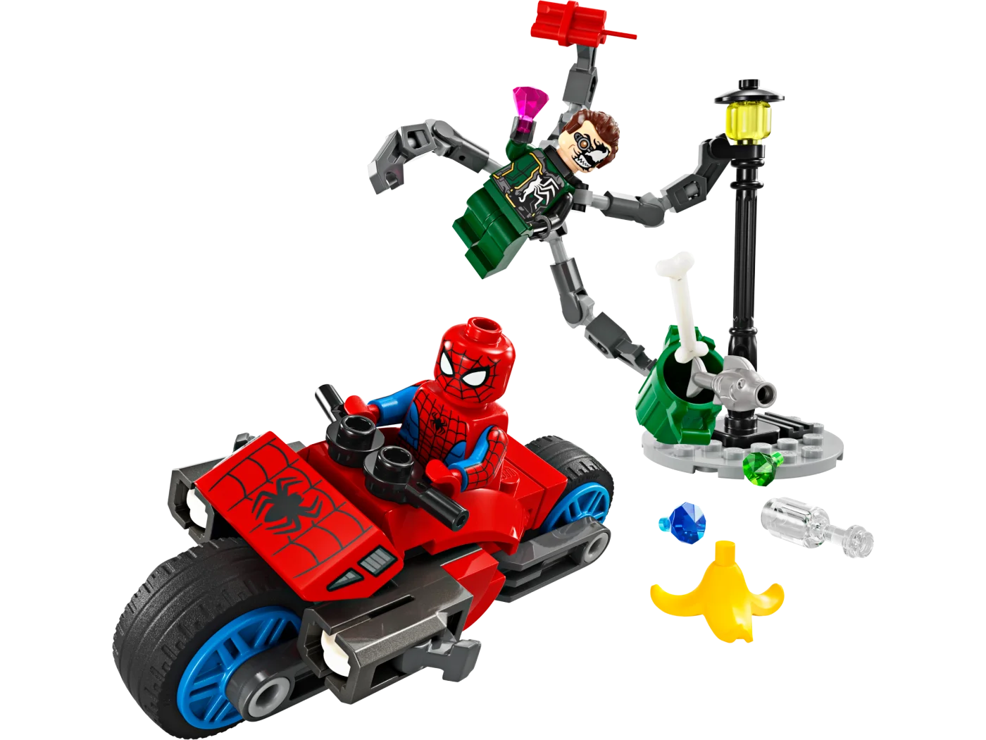 Motorcycle Chase: Spider-Man vs. Doc Ock