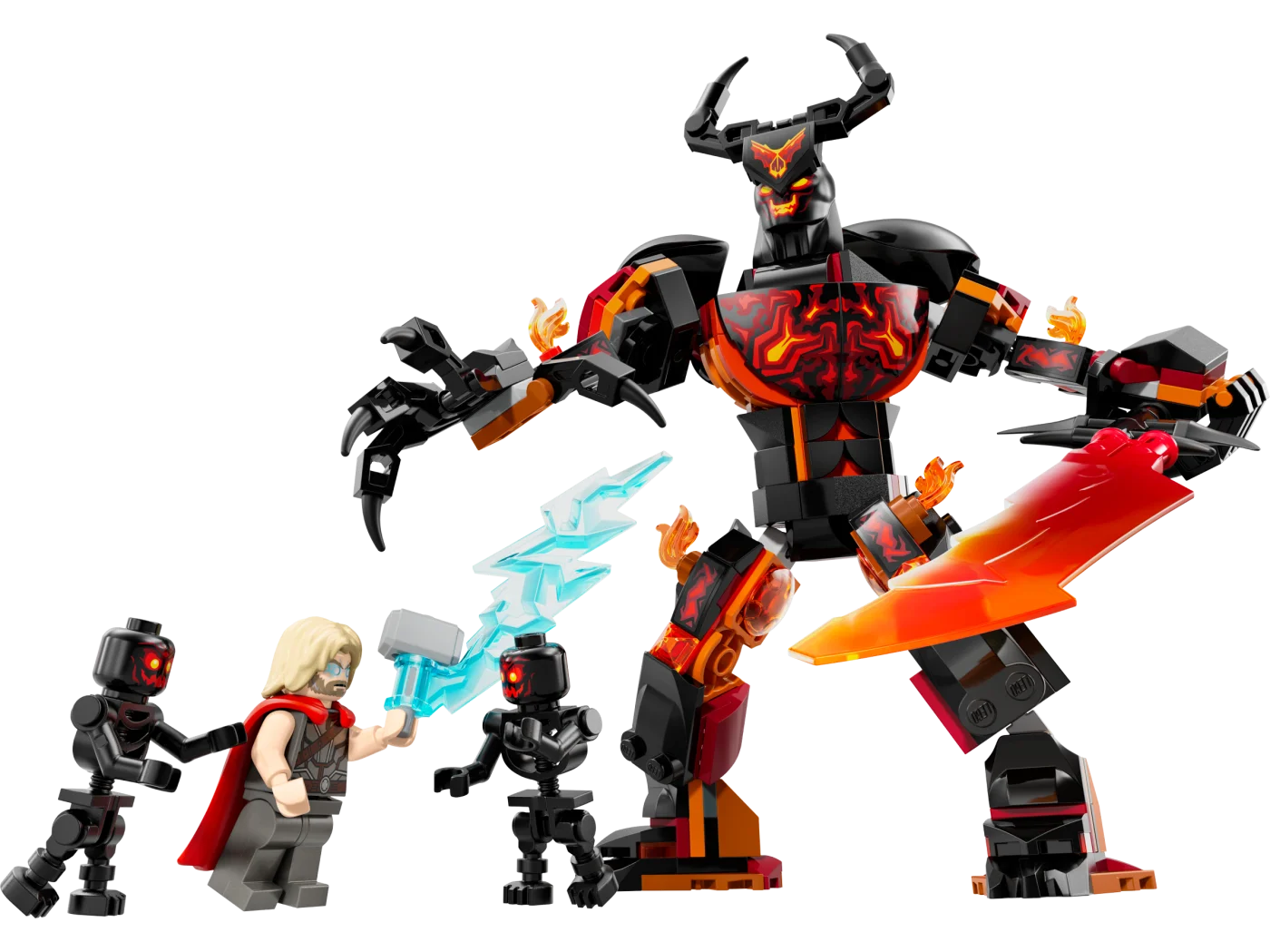 Thor vs. Surtur Construction Figure