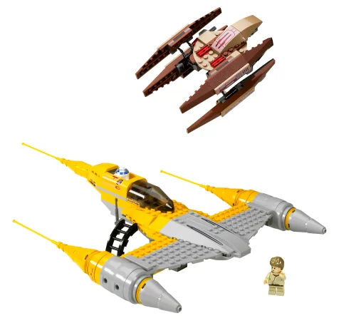Naboo N-1 Starfighter and Vulture Droid