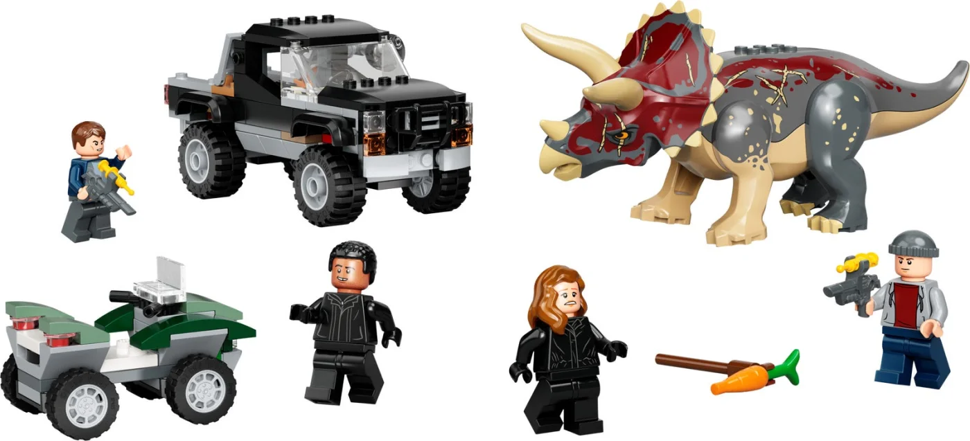 Triceratops Pickup Truck Ambush