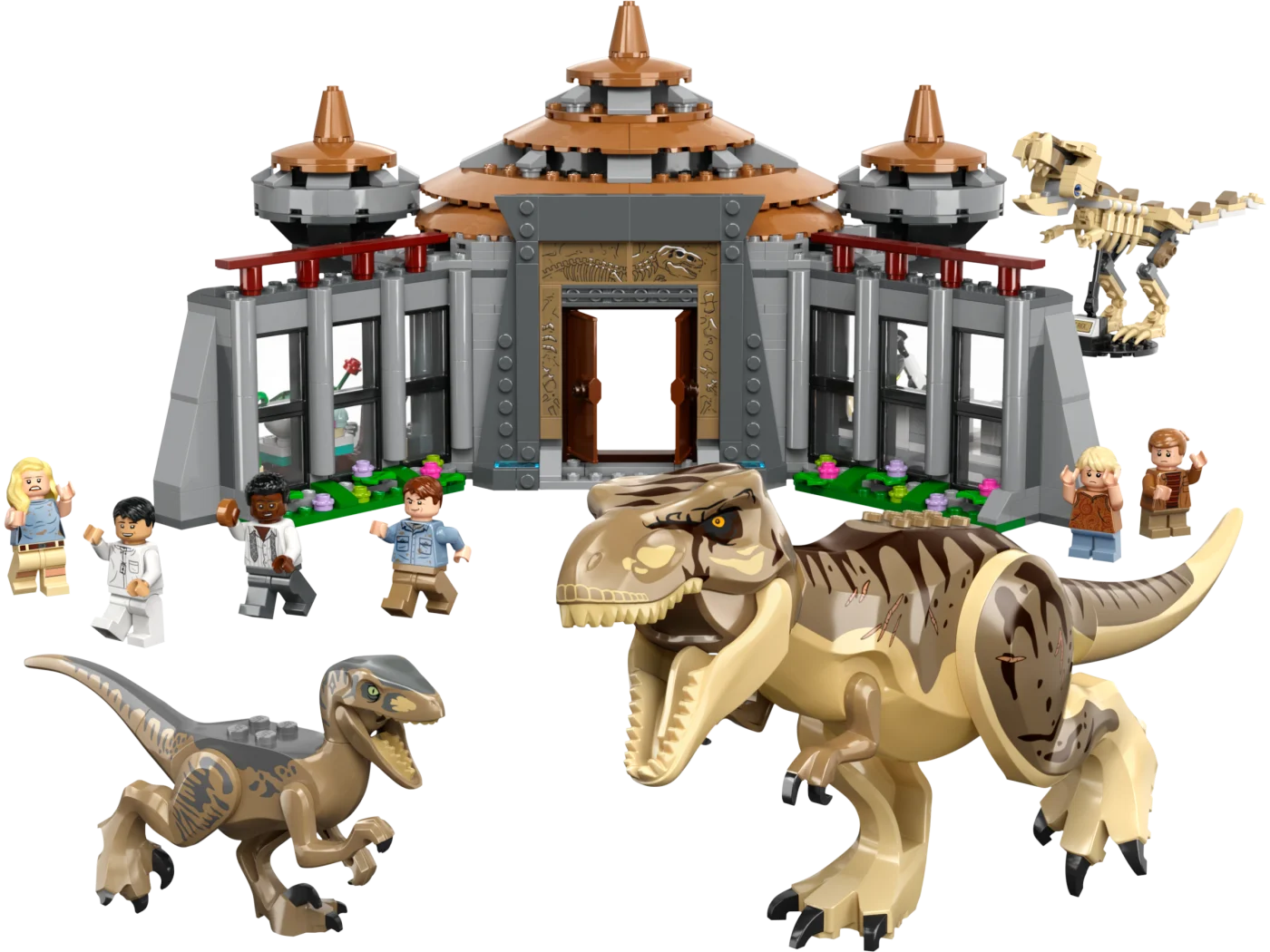 Visitor Center: T. rex & Raptor Attack