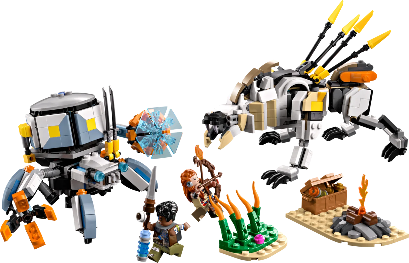 Aloy & Varl vs. Shell-Walker & Sawtooth
