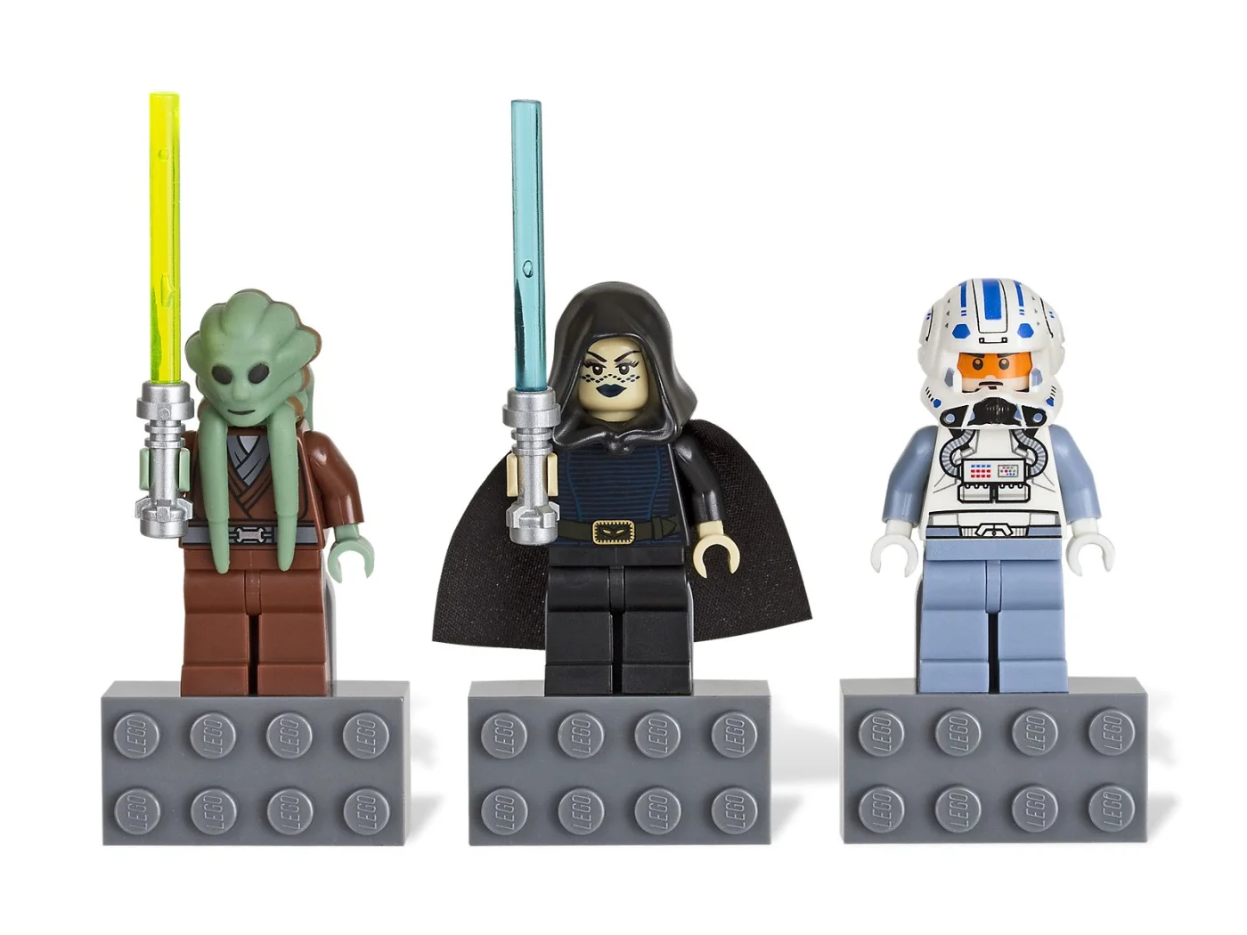 Magnet Set, Star Wars - Kit Fisto, Barriss Offee, Captain Jag